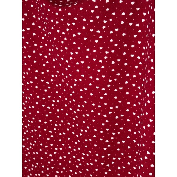 SHEIN Curve 3XL Red Heart Mini Dress • Puff Sleeve Plus Size - Picture 8 of 11